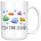 custom order - fish tank legend - 15oz mug