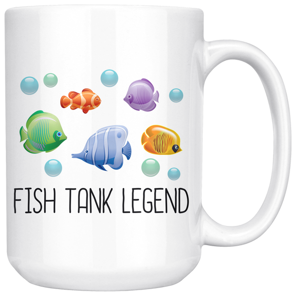 custom order - fish tank legend - 15oz mug