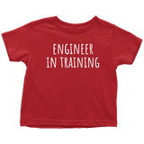 Cute Engineer Toddler Shirt - Engineer Toddler - Engineer In Training - Birthday Gift