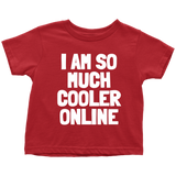 Blogging Toddler Shirt - Blogger Toddler Tee - Funny Birthday Gift - So Much Cooler Online - Many Sizes And Colors Available - All Cotton