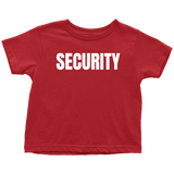 Cute Toddler Shirt - Adorable Toddler Tee - Security Guard - Birthday Gift