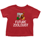 Zoologist Toddler Shirt - Zoology Toddler Tee - Future Zoologist - Birthday Gift - All Cotton